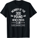 Bench Press 300 Pound Club Strong Powerlifter Shirt 32