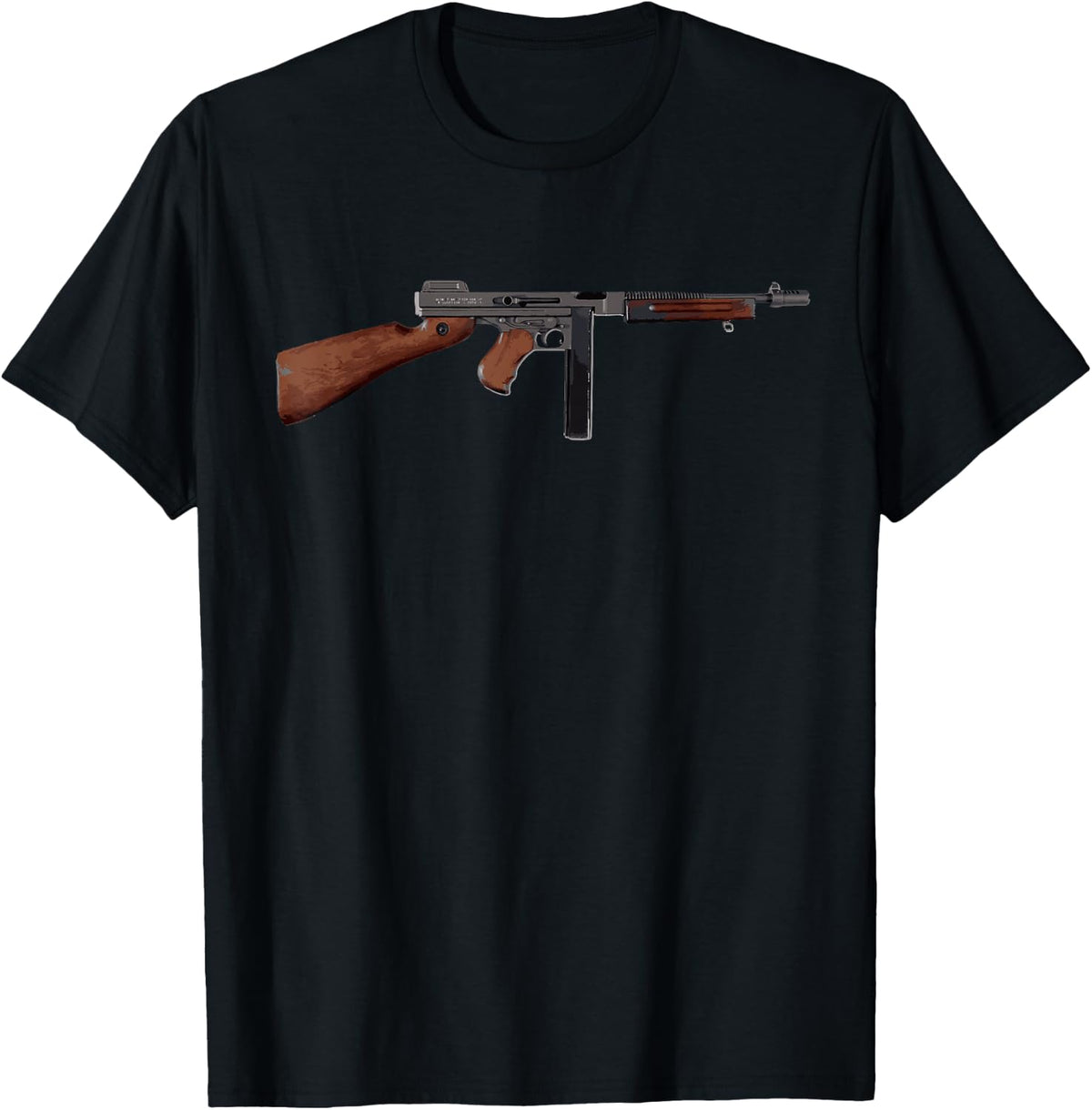 Thompson M1a1 Submachine Gun T Shirt T Shirt Premium Print