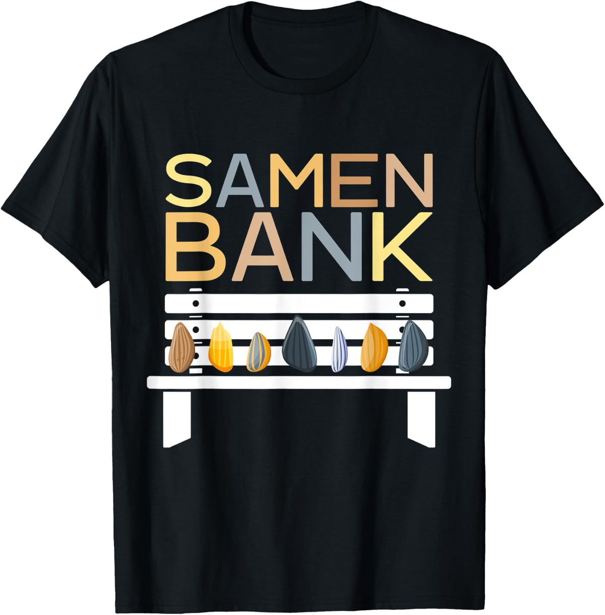 Funny Garden Seed Bench Apparel Minimal Style