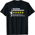 2a 2nd Amendment Highly Recommend Pro Gun Owner Gift Apparel Clean Design 2
