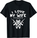 Mens I Love When My Wife Lets Me Buy New Gun Apparel Clean Design