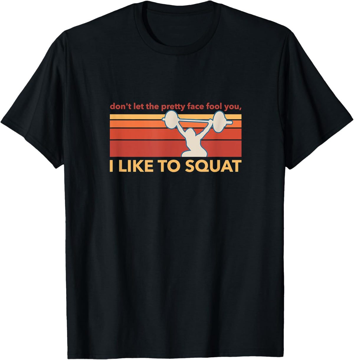 Strength Training Gym Powerlifter Barbell Apparel Minimal Style