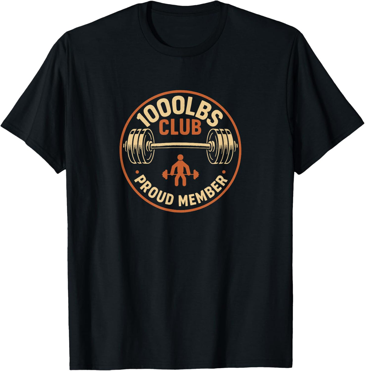 1000lbs Club Funny Gym Powerlifting Weightlifting Workout Apparel Premium Print