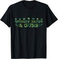 Whiskey Bacon Guns Freedom Veteran Usa Flag T Shirt For Women Men T Shirt Clean Design
