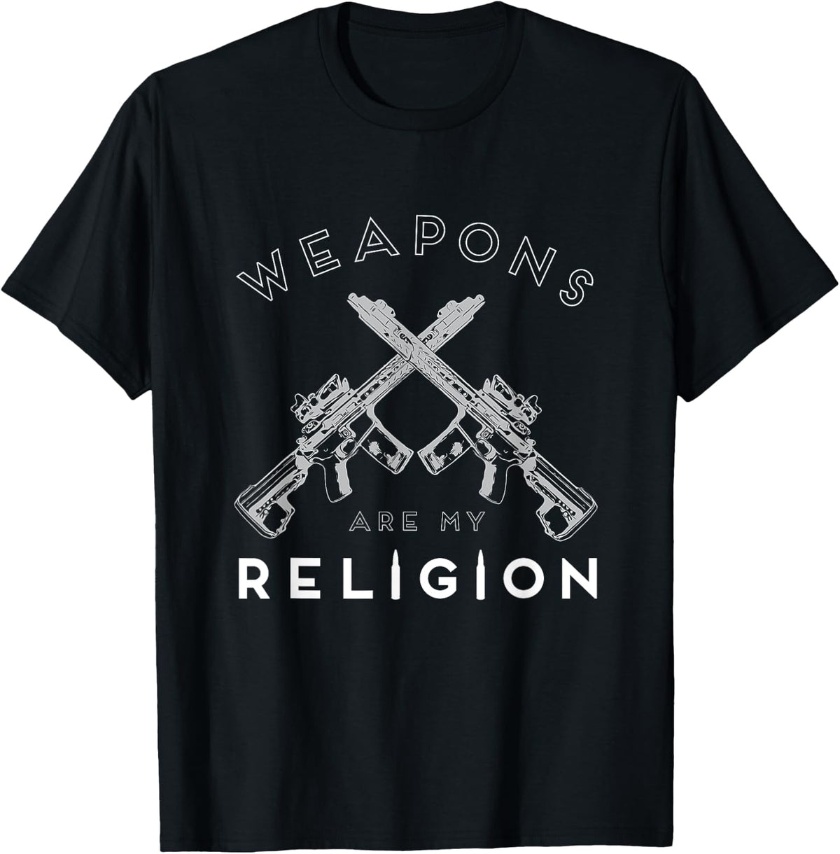 Protect 2nd Amendment Weapons Are My Religion Gun Owner Apparel Premium Print