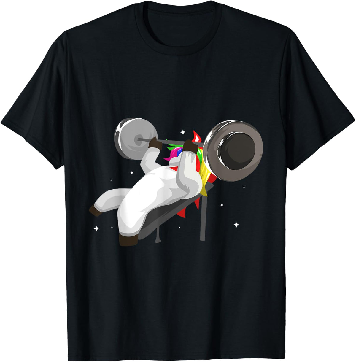 Unicorn Bench Pressing Barbell Apparel US Trend