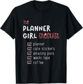 Group Trip Planner Girl Checklist Pens Stickers Washi Coffee Shirt 65