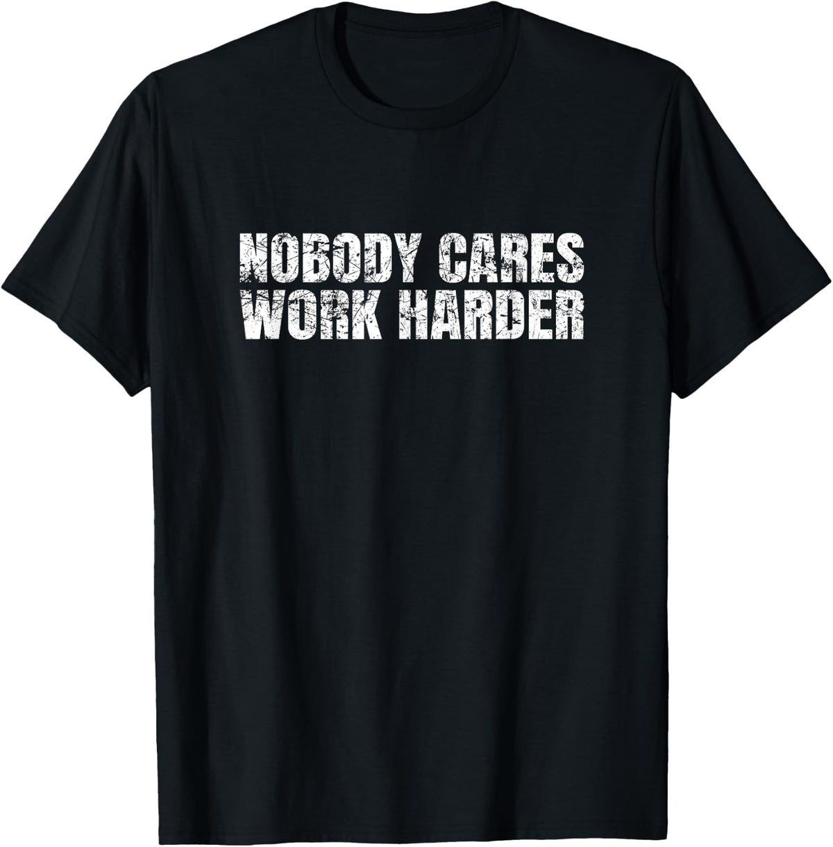 Training Bodybuilding Muscle Nobody Cares Work Harder Apparel US Trend