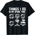 Things I Do In My Spare Time Funny Gun Lover Enthusiast Apparel Minimal Style
