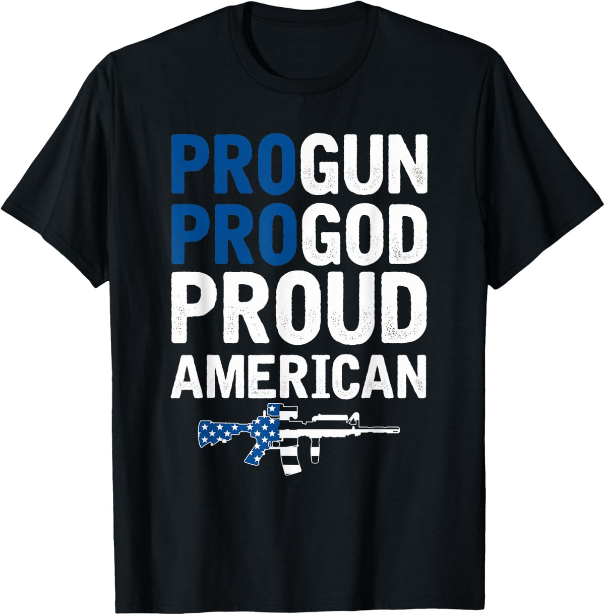 Pro Gun God Proud American Apparel Minimal Style