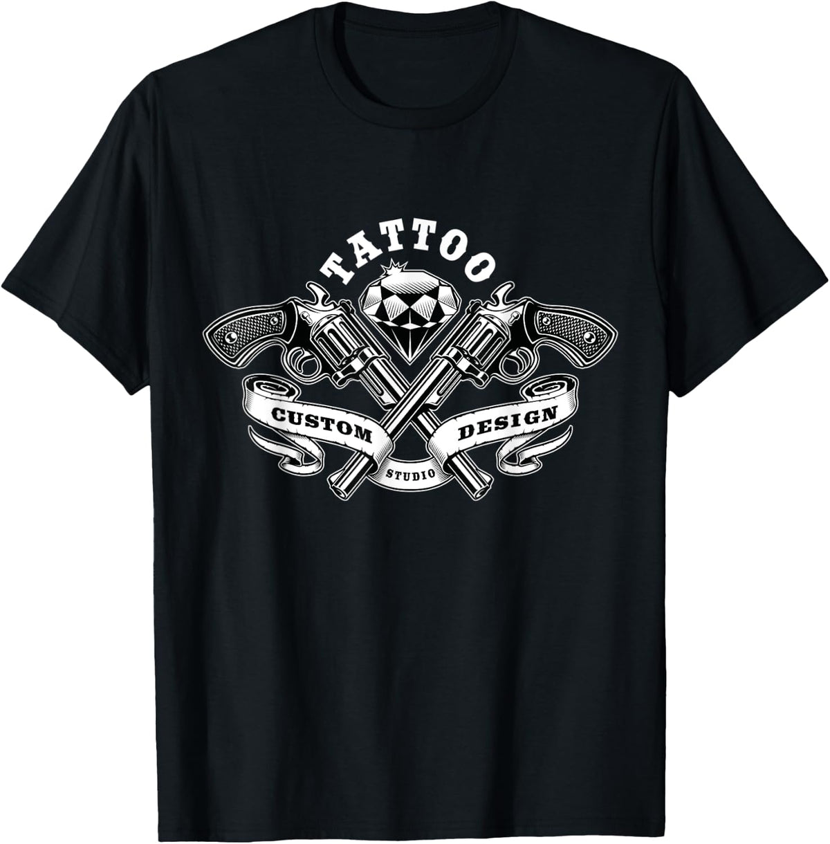 Tattoo Custom Design Studio Guns Diamond Artist Apparel Gift Ready