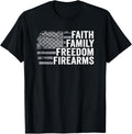 Faith Family Freedom Firearms Usa Christian Pro God Guns Apparel Everyday Wear