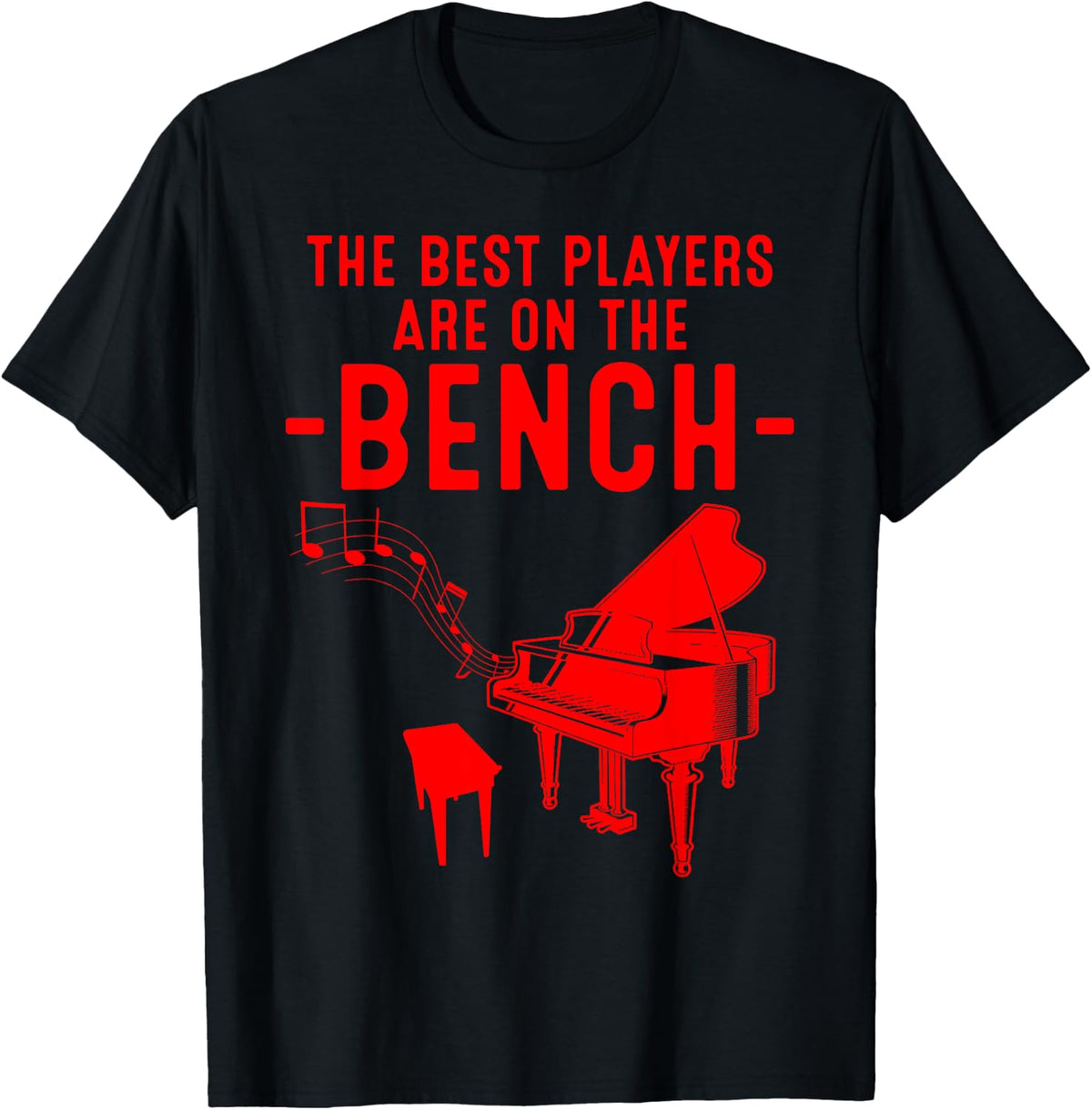 Funny Piano Player Gift For Men And Women Cute Bench Pianist Apparel Clean Design 2