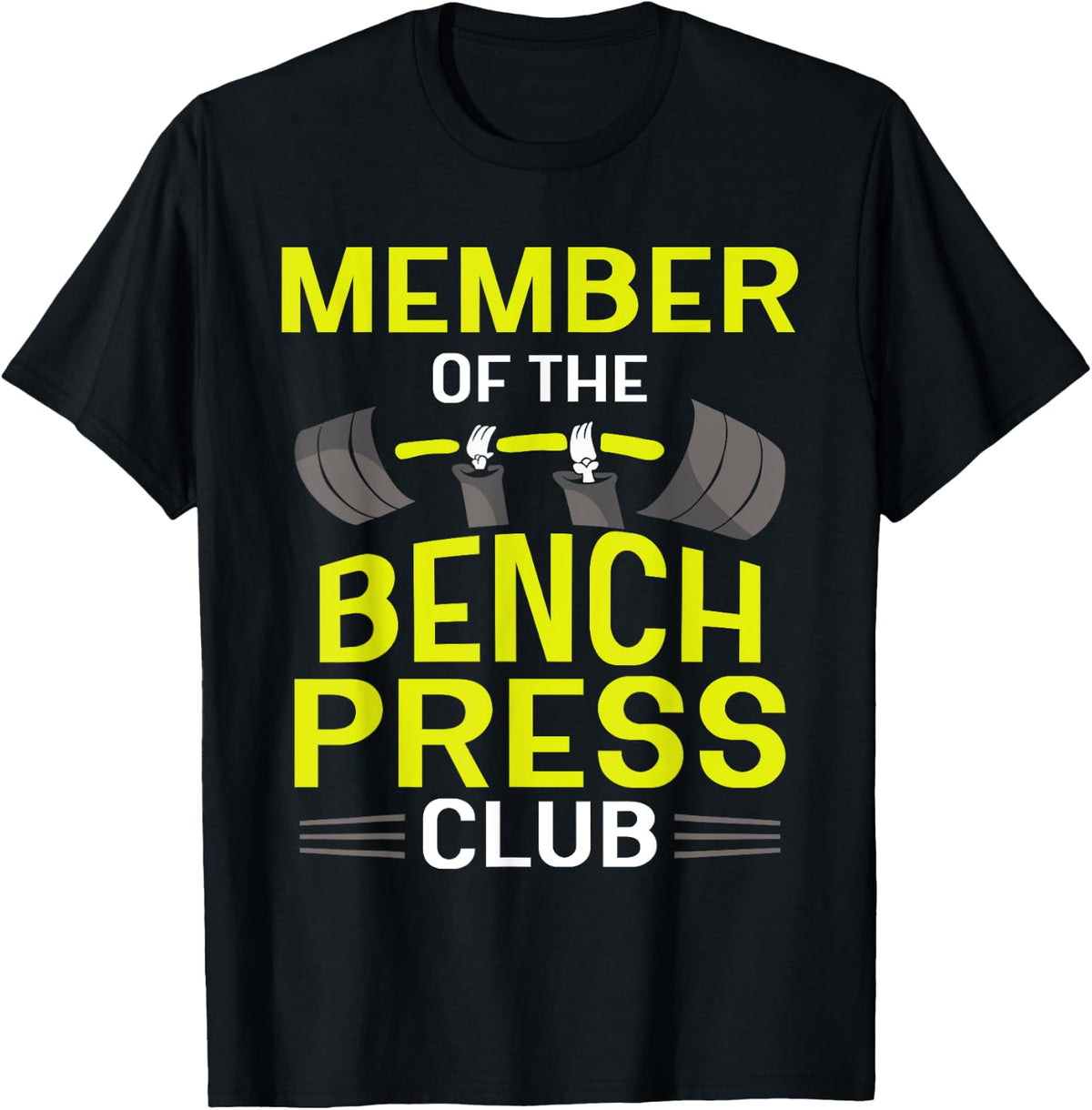 Member Of The Bench Press Club Benchpress Workout Gym Apparel Clean Design