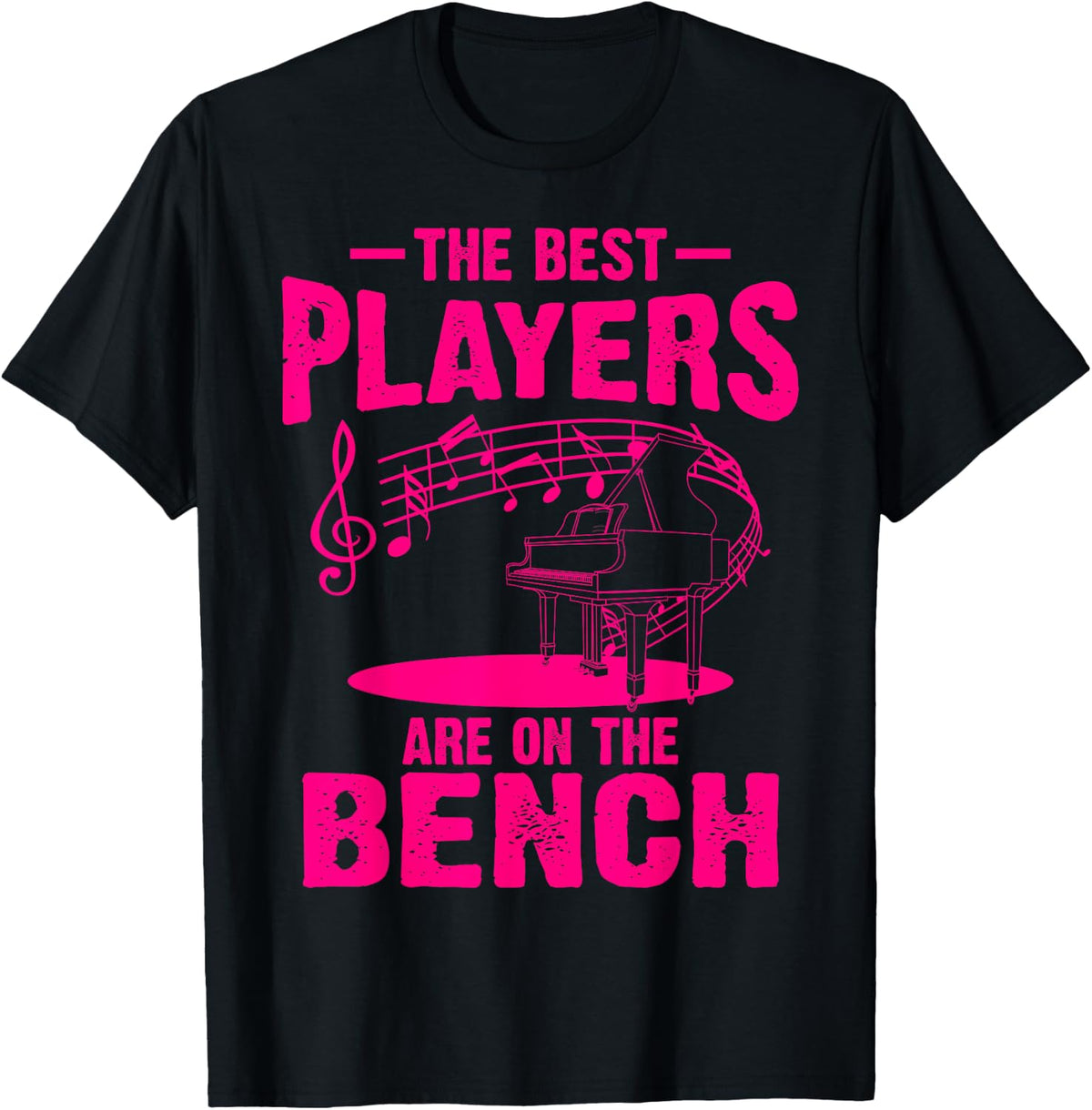 Funny Piano Player Gift For Men And Women Cute Bench Pianist Apparel Premium Print 3