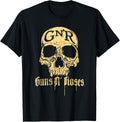 Guns N Roses Official Skull Drip Apparel Minimal Style