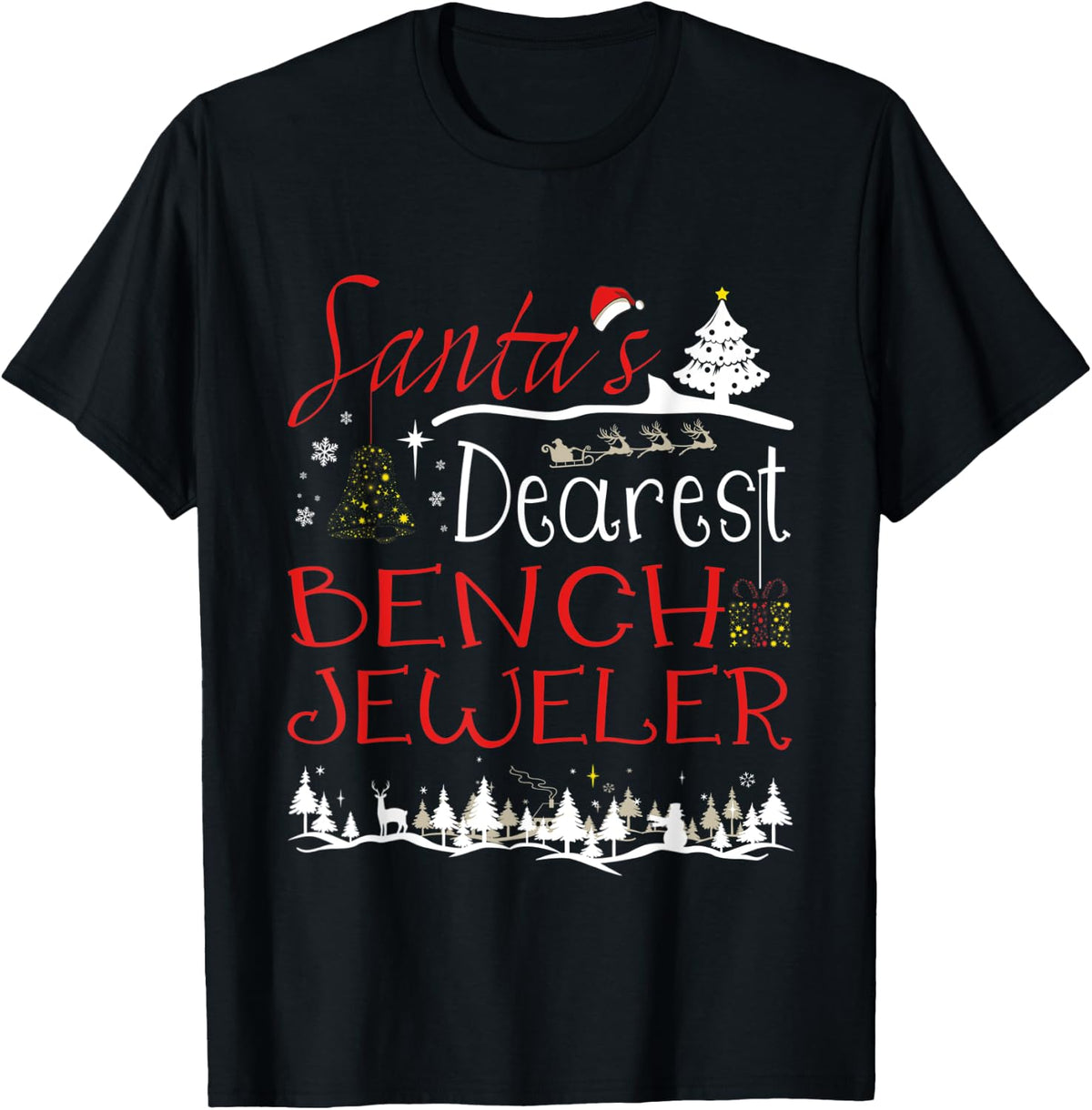 Bench Jeweler Xmas Job Cute Christmas Apparel US Trend