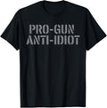 Mens Love Guns Pro Gun Anti Idiot Life God Apparel Everyday Wear