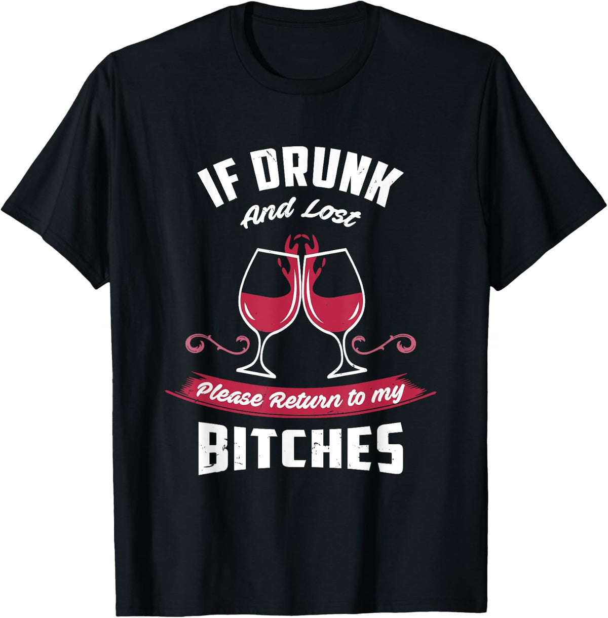 Group Trip if Drunk and Lost Funny Girls Night Out Party Drinking Shirt 157