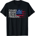 Cigars Boars Guns Freedom T Shirt Boar T Shirt Minimal Style