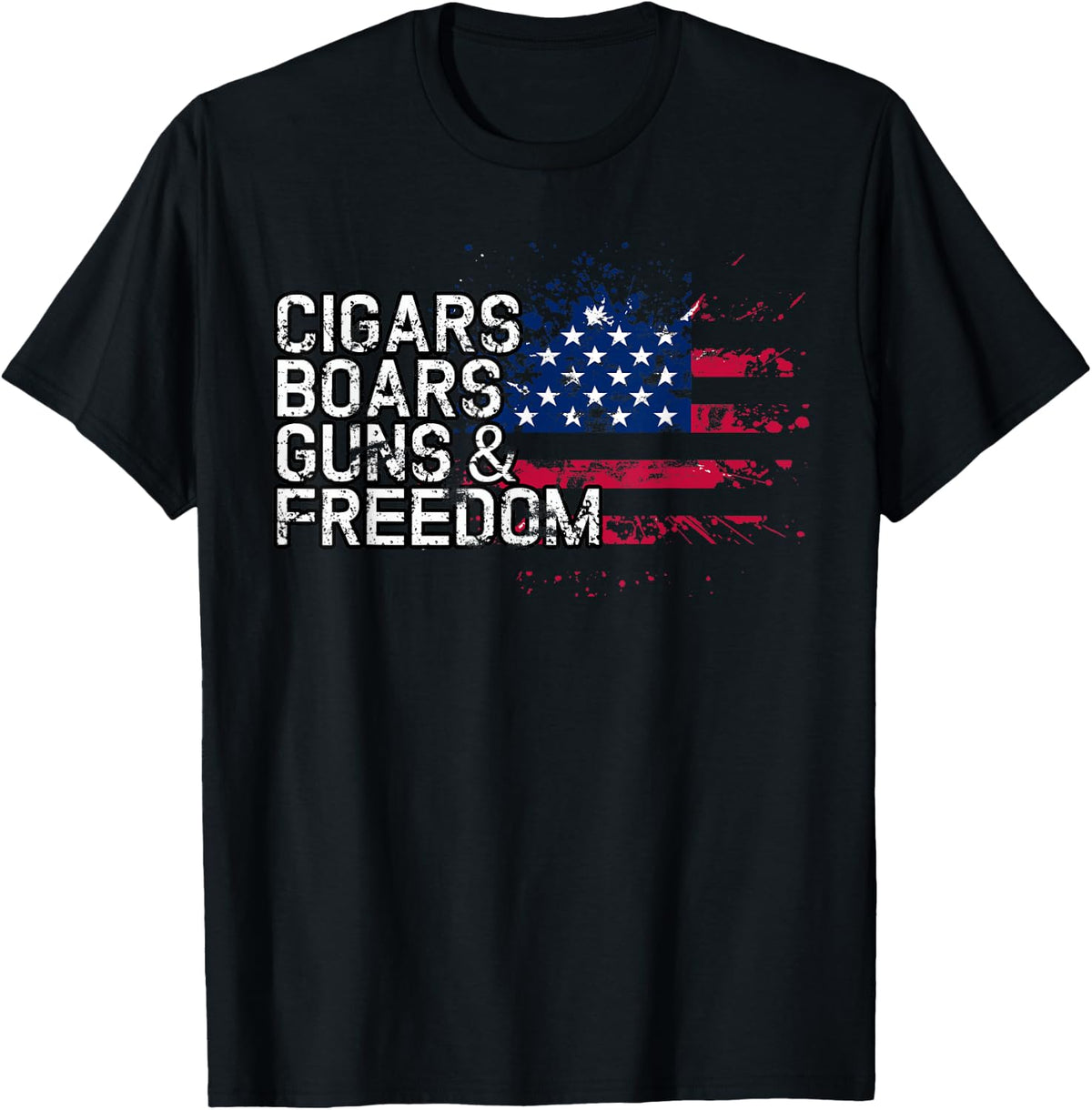 Cigars Boars Guns Freedom T Shirt Boar T Shirt Minimal Style