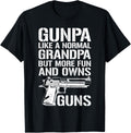 Gunpa Like A Normal Grandpa But More Fun And Owns Guns Apparel Minimal Style 3