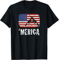 Patriotic Merica Guns Usa Flag Apparel Premium Print