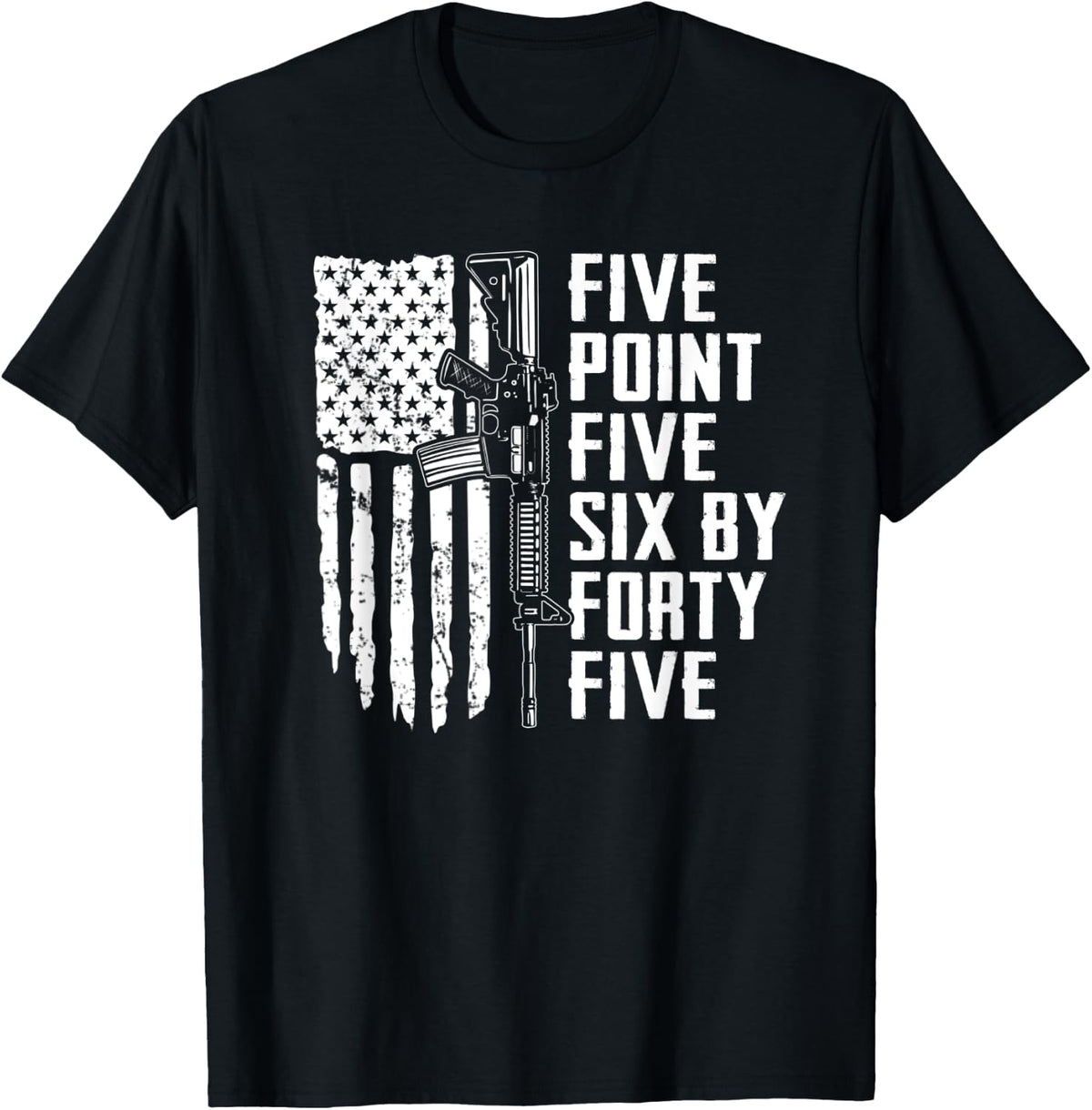 5 56x45 Ammo 56mm Ar15 Rifle Owner M4 Funny Pro Gun Apparel Premium Print