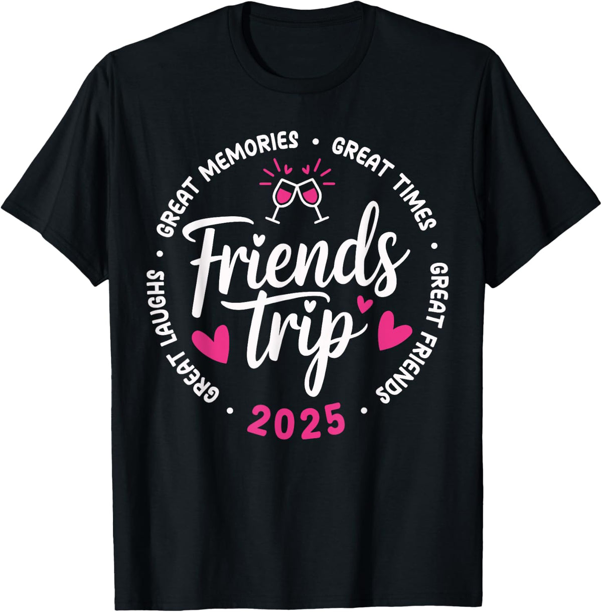 Group Trip 2025 Friends Design Unisex Vacation Tee 59