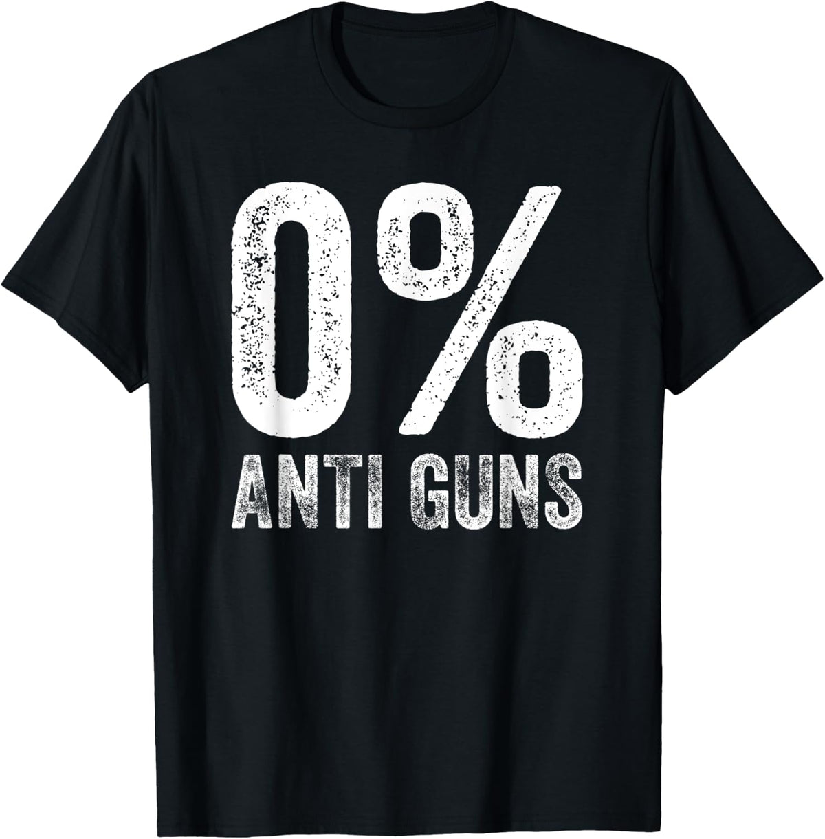 Pro Guns Funny Sarcastic Quote Zero Percent Anti Apparel Clean Design