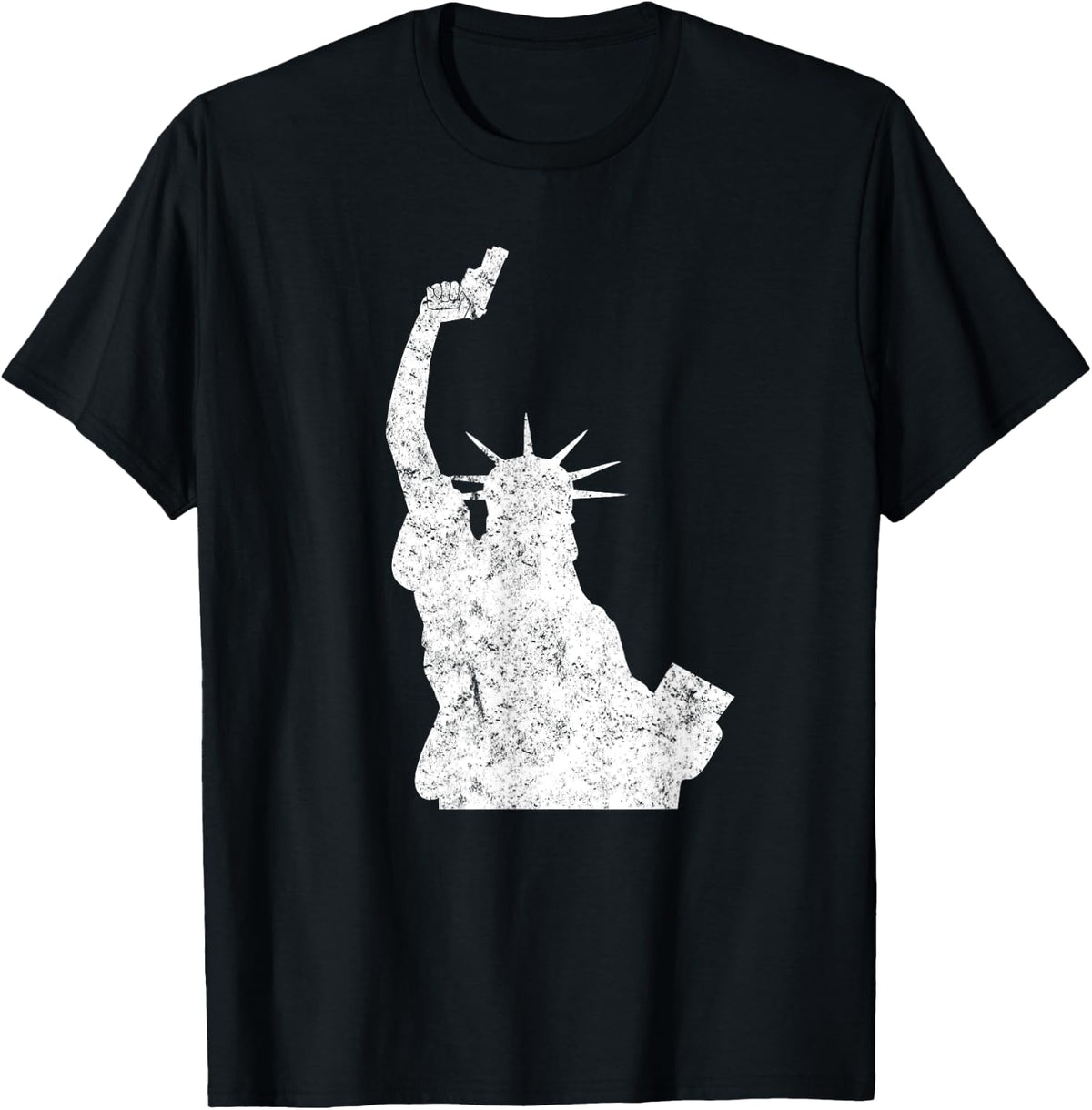 Let Freedom Ring Statue Of Liberty Picture Holding Gun Apparel Everyday Wear