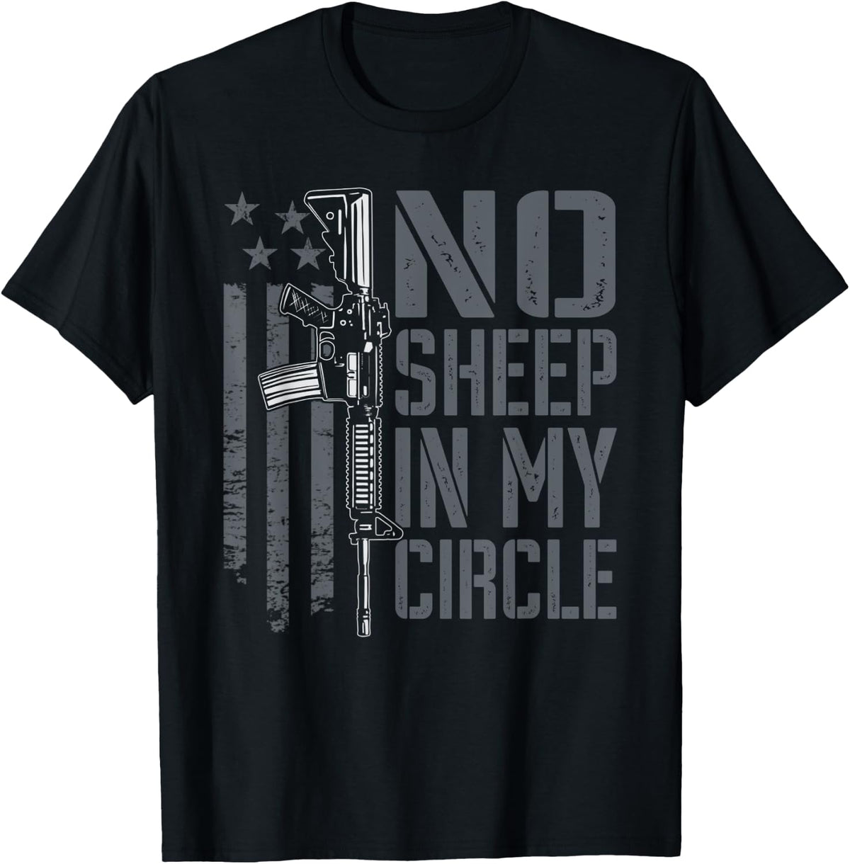 No Sheep In My Circle Usa Patriotic Pro Gun 2nd Amendment Apparel Gift Ready