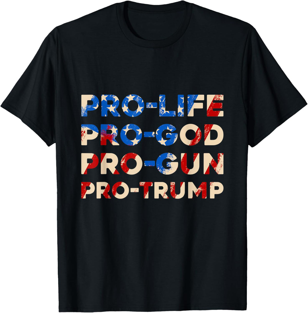 Pro Life God Gun Trump President Apparel Clean Design