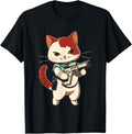 Cat Holding A Gun Funny Kitty Kitten Lover Cats And Guns T Shirt For Men Women T Shirt Gift Ready