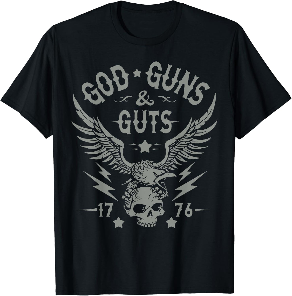 God Guns And Guts Apparel Clean Design