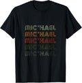 Love Heart Mic'Hael Tee Grunge Vintage Style Black Mic'Hael