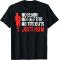Running Runner Half Marathon Vintage No Bench Halftime Apparel Everyday Wear