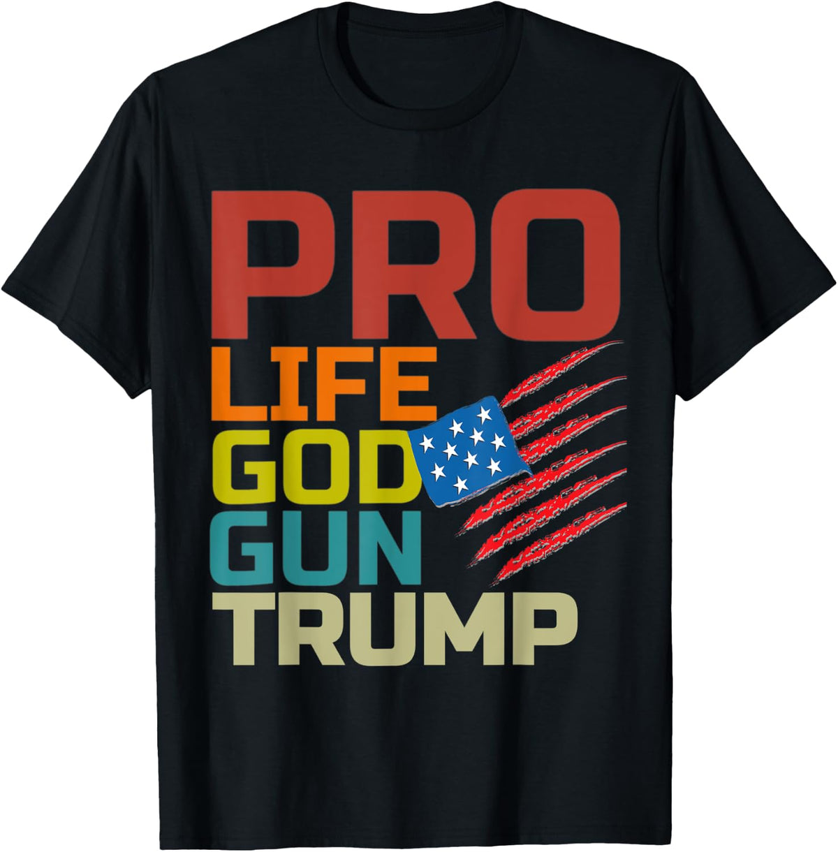 Pro Life God Gun Trump Apparel Clean Design