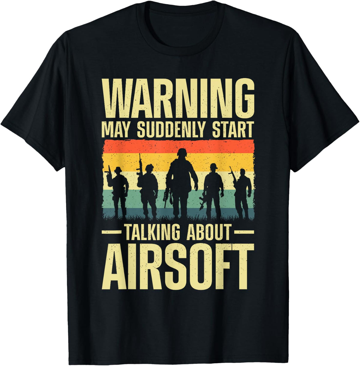 Funny Airsoft Art For Men Women Tactical Gun Apparel Everyday Wear 2