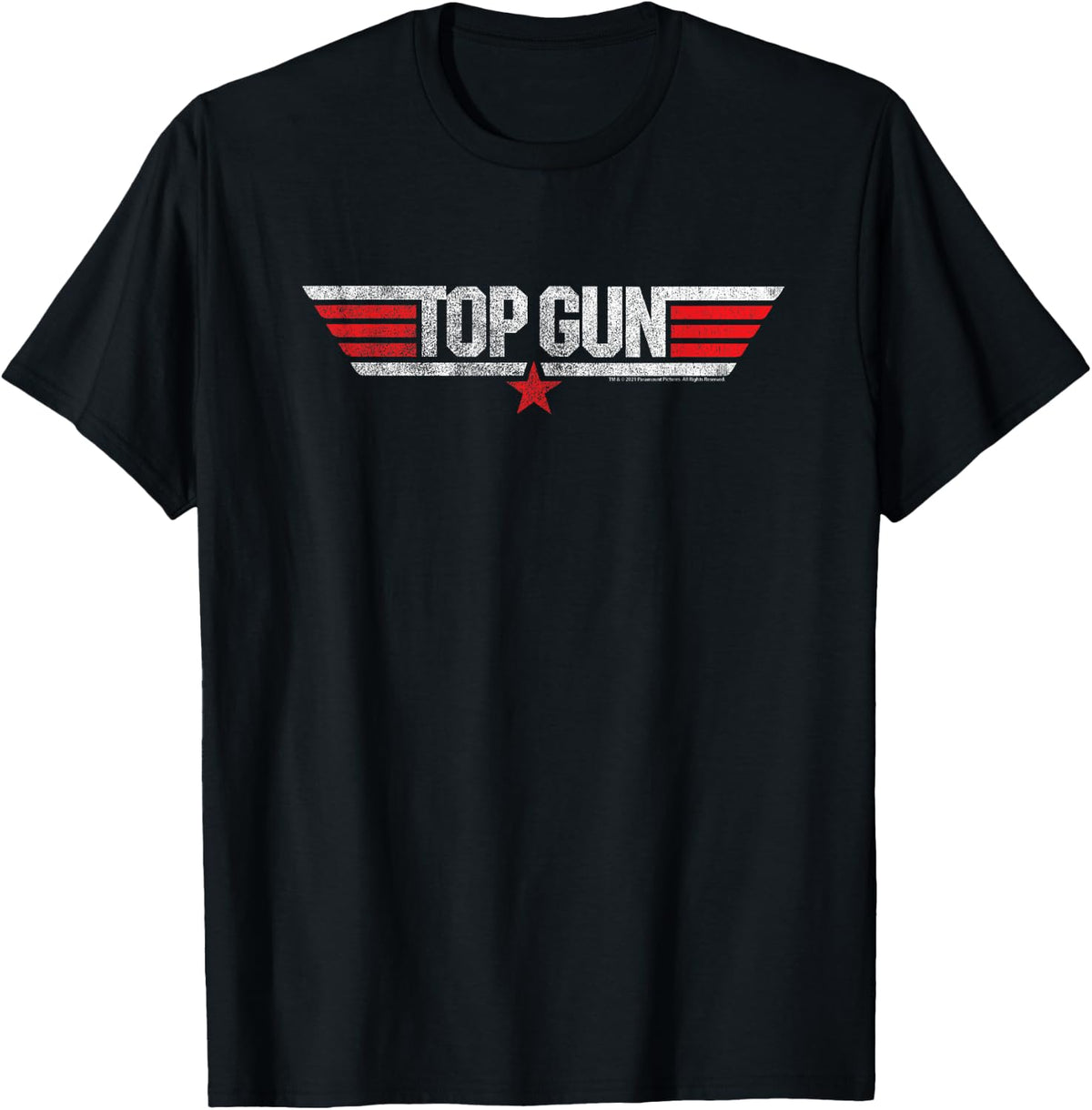 Top Gun Front And Back Logo With Goose Movie Apparel Premium Print