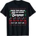 Funny Personal Trainer Christmas For Lifting Burpees Apparel Clean Design