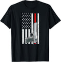 Retro American Flag Usa Patriotic Gun Lover T Shirt For Women Men T Shirt Gift Ready
