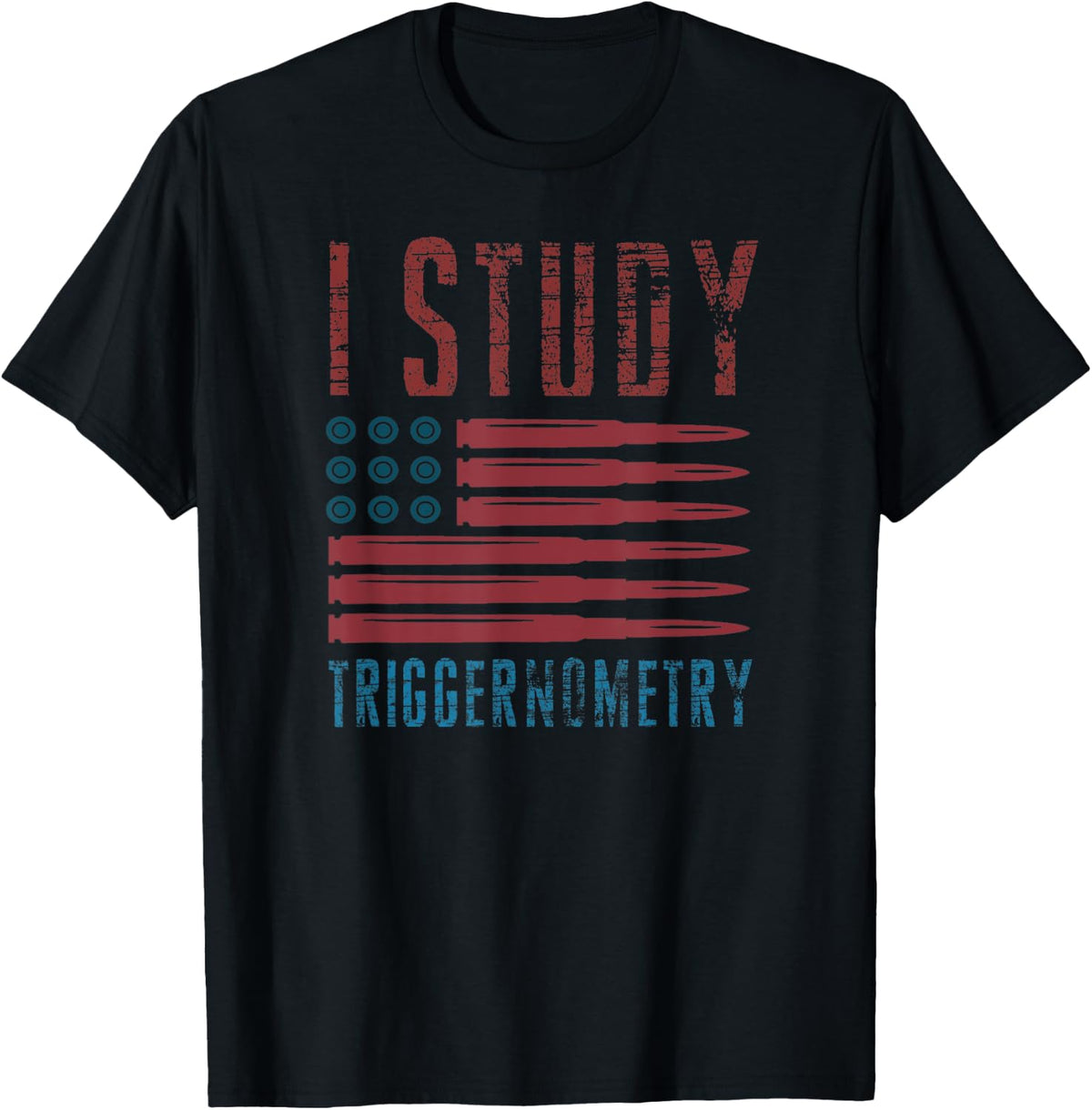 I Study Triggernometry Shirt Gun American Flag Gift T T Shirt Minimal Style 5