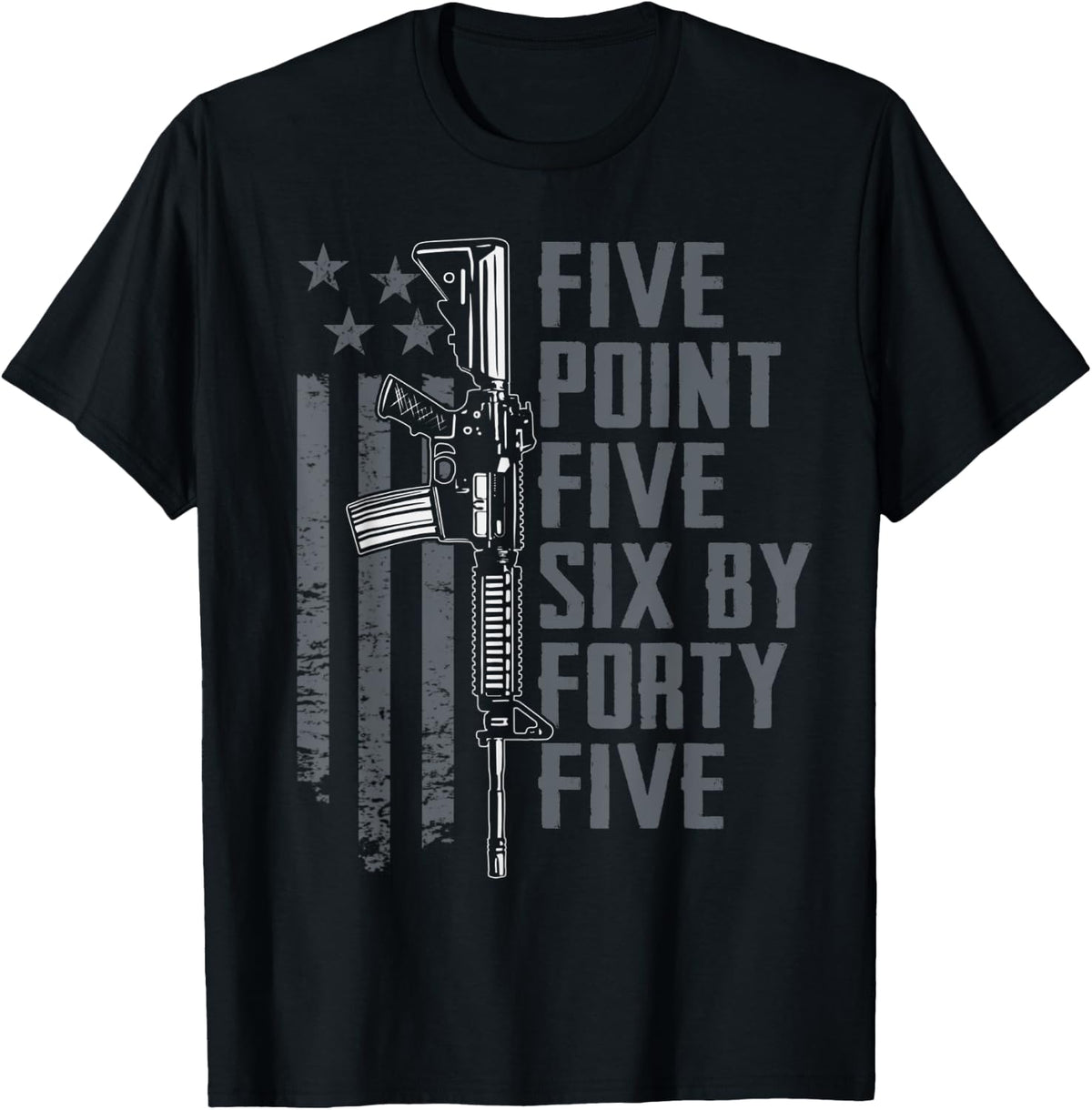 Five Point Six 5 56 Ammo Ar15 Rifle Owner Funny Gun Apparel Minimal Style