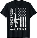 1961 61st Birthday Legendary Patriot 61 Years Old Pro Guns Apparel Gift Ready