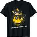 Aimed To Perfection Cool Cute Anime Gun Lover Design Present Apparel Minimal Style