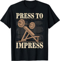Incline Bench Press Bodybuilding Fitness Workout Gym Apparel Clean Design 3