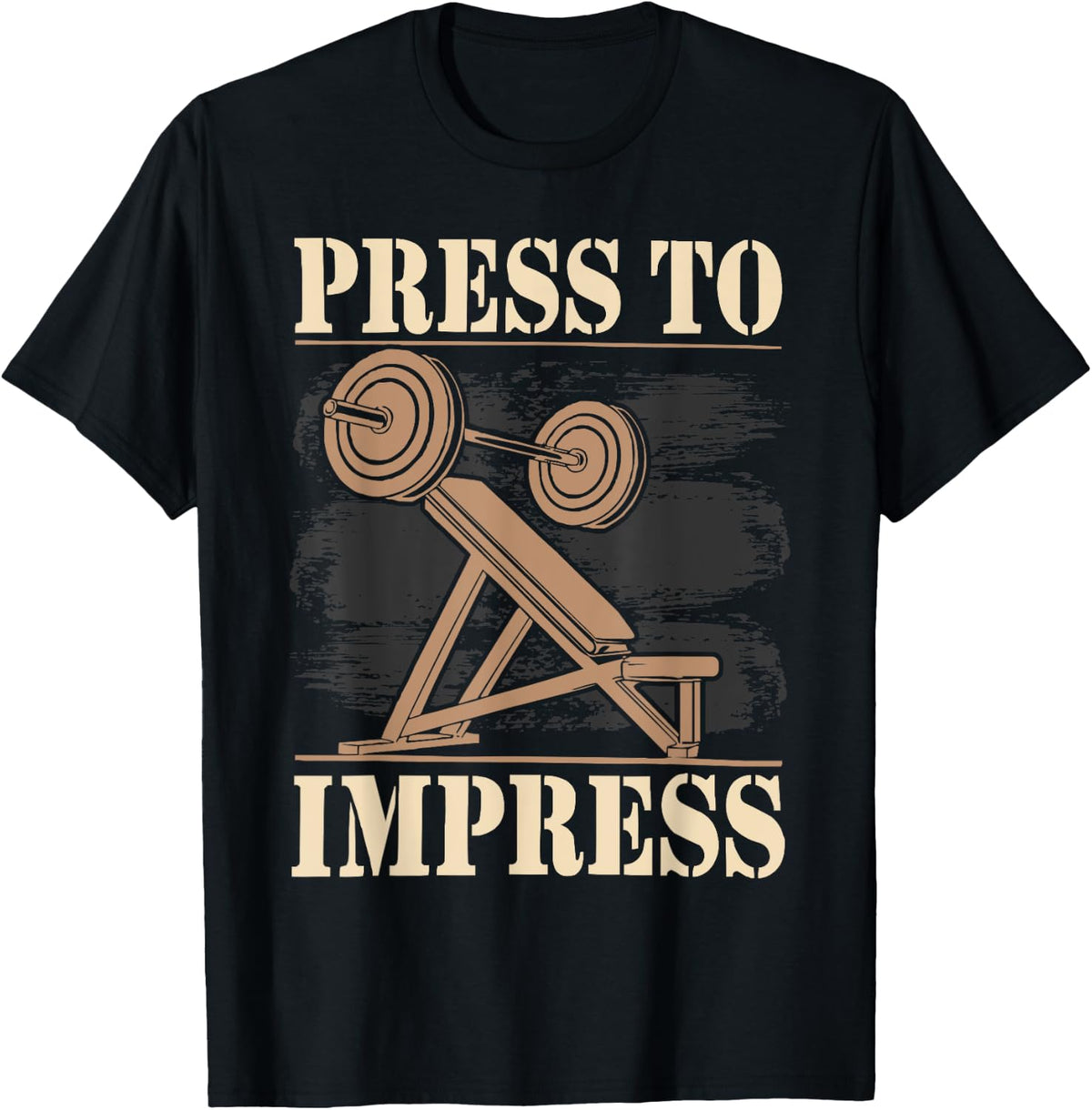 Incline Bench Press Bodybuilding Fitness Workout Gym Apparel Clean Design 3