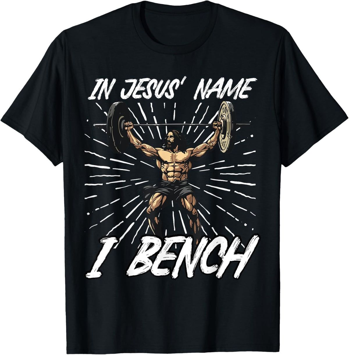 Gym Workout Exercise Christian Religious Jesus Christ Apparel US Trend