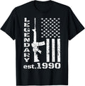 1990 31st Birthday Legendary Patriot American Ar 15 Pro Gun Apparel Premium Print
